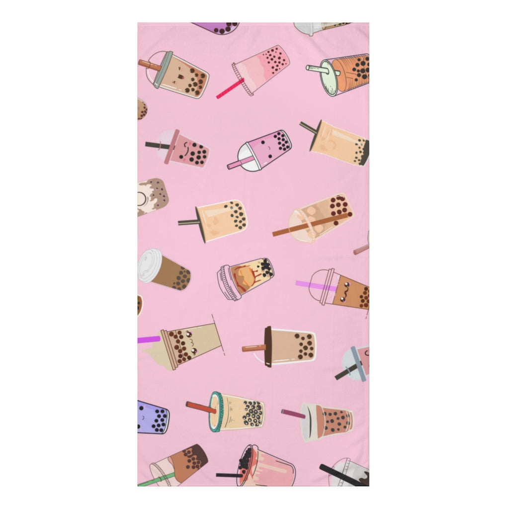 Boba Tea Beach Towel