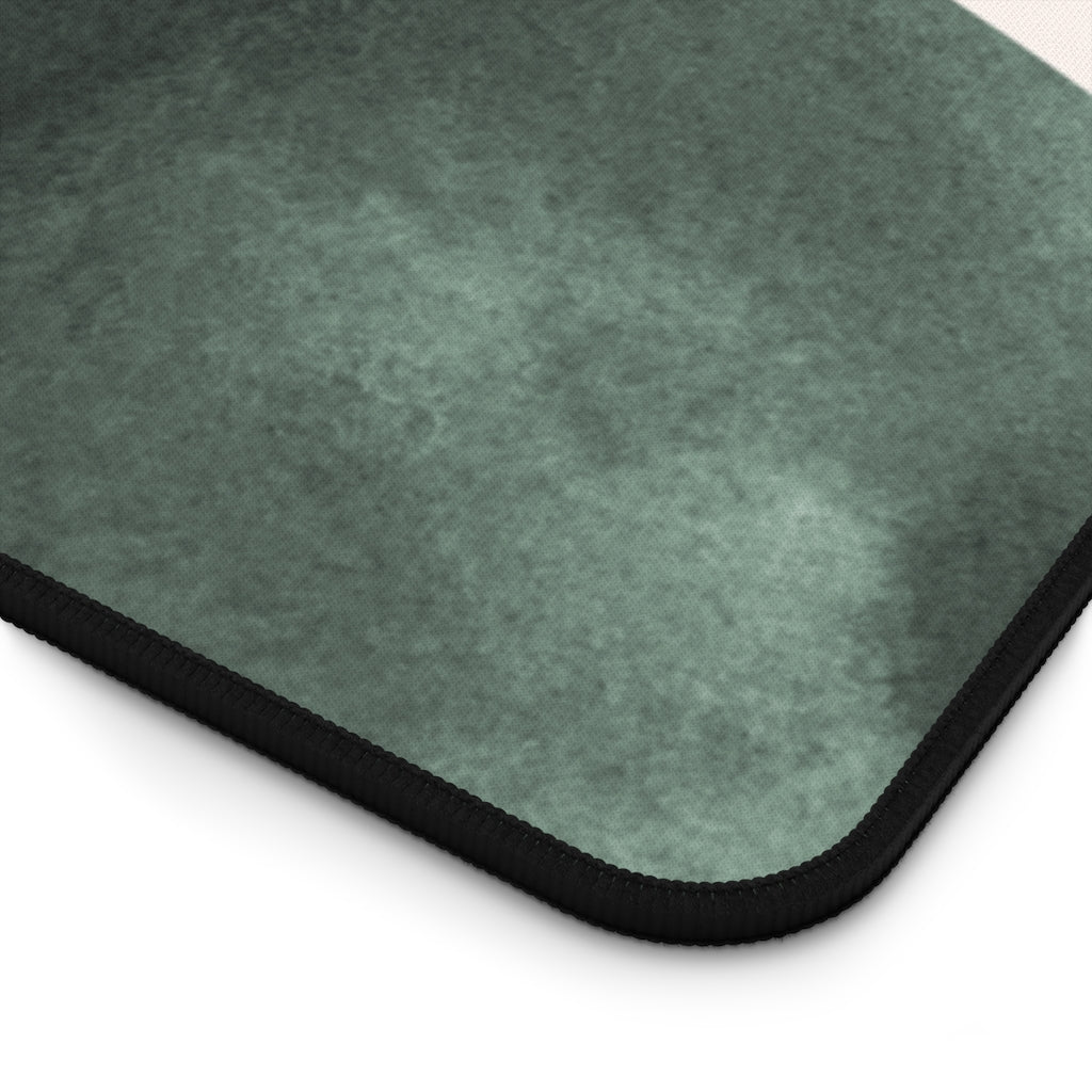Neutral Boho Abstract Desk Mat