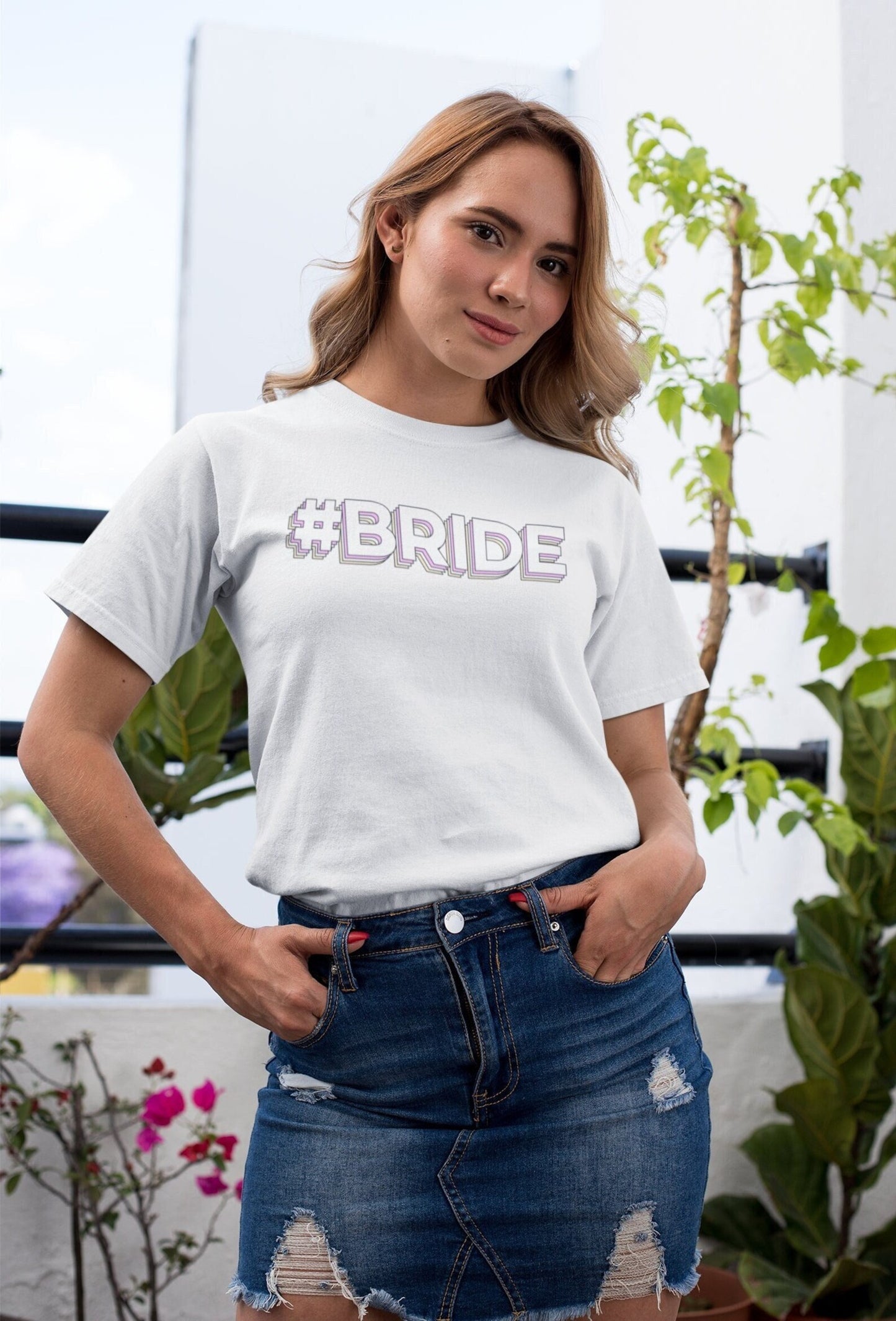 Bachelorette Party Hashtag Bride T-Shirt