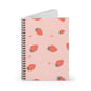 Strawberry Love Spiral Notebook