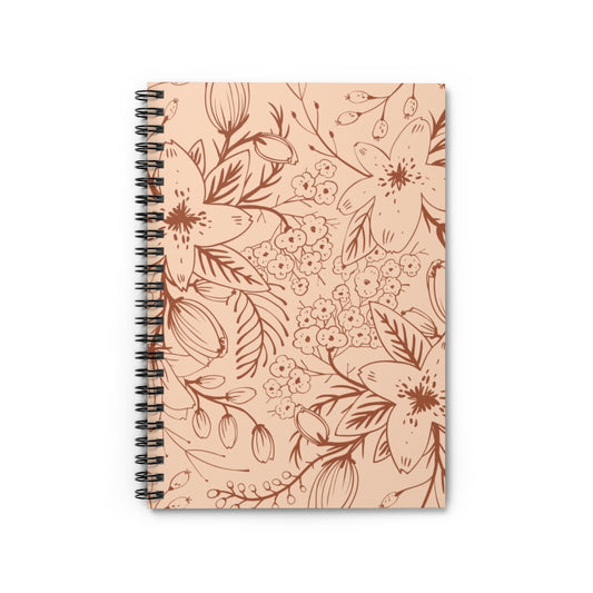 Bohemian Floral Spiral Notebook