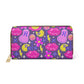 Preppy Y2K Smiley Face Zipper Wallet