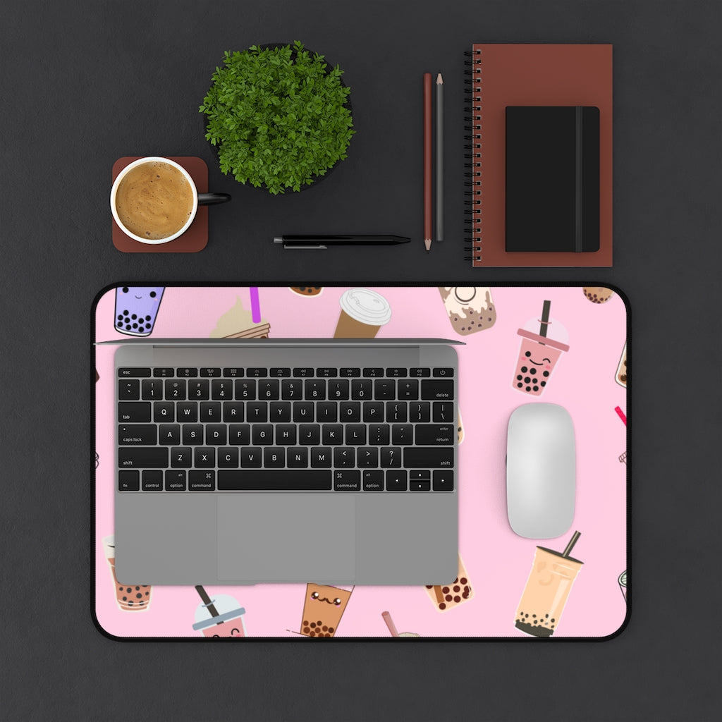 Kawaii Boba Milk Tea Desk Mat