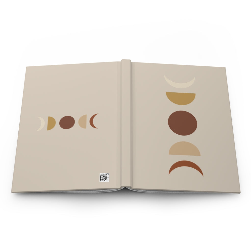 Moon Phases Hardcover Journal