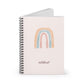 Boho Rainbow Spiral Notebook