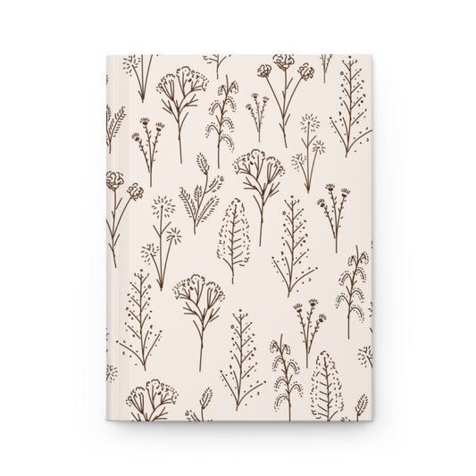 Boho Wildflowers Hardcover Journal