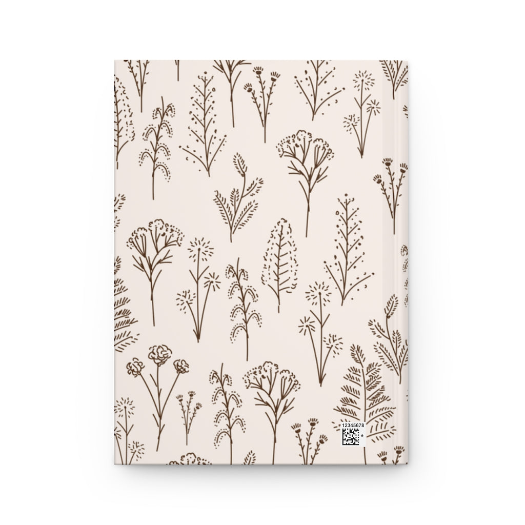 Boho Wildflowers Hardcover Journal