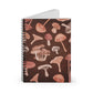 Dark Academia Mushroom Spiral Notebook