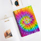 Tie Dye Spiral Spiral Notebook