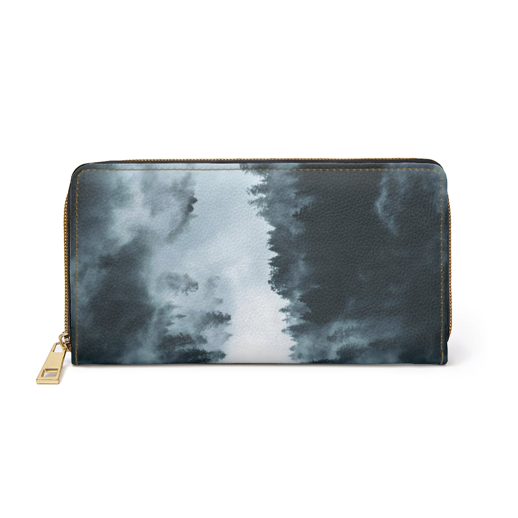 Surreal Nature Forest Zipper Wallet