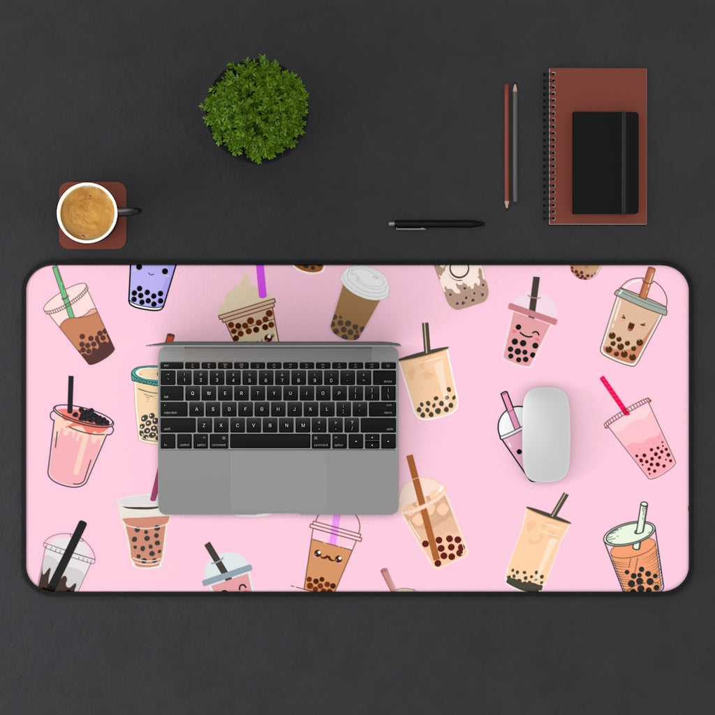 Kawaii Boba Milk Tea Desk Mat