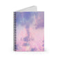 Soft Aesthetic Pastel Pink Purple Sky Spiral Notebook