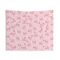 Kawaii Strawberry Milk Indoor Wall Tapestry