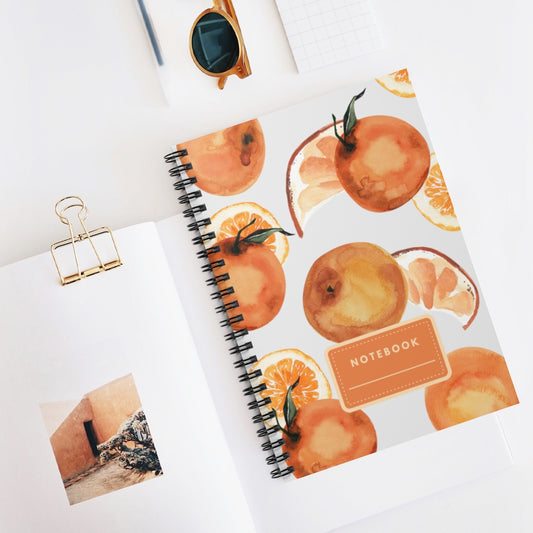 Orange Citrus Spiral Notebook