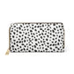 Dalmatian Print Boho Chic Zipper Wallet