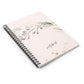 Boho Floral Spiral Notebook