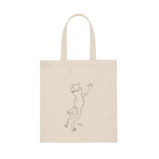 Cottagecore Frog Tote Bag