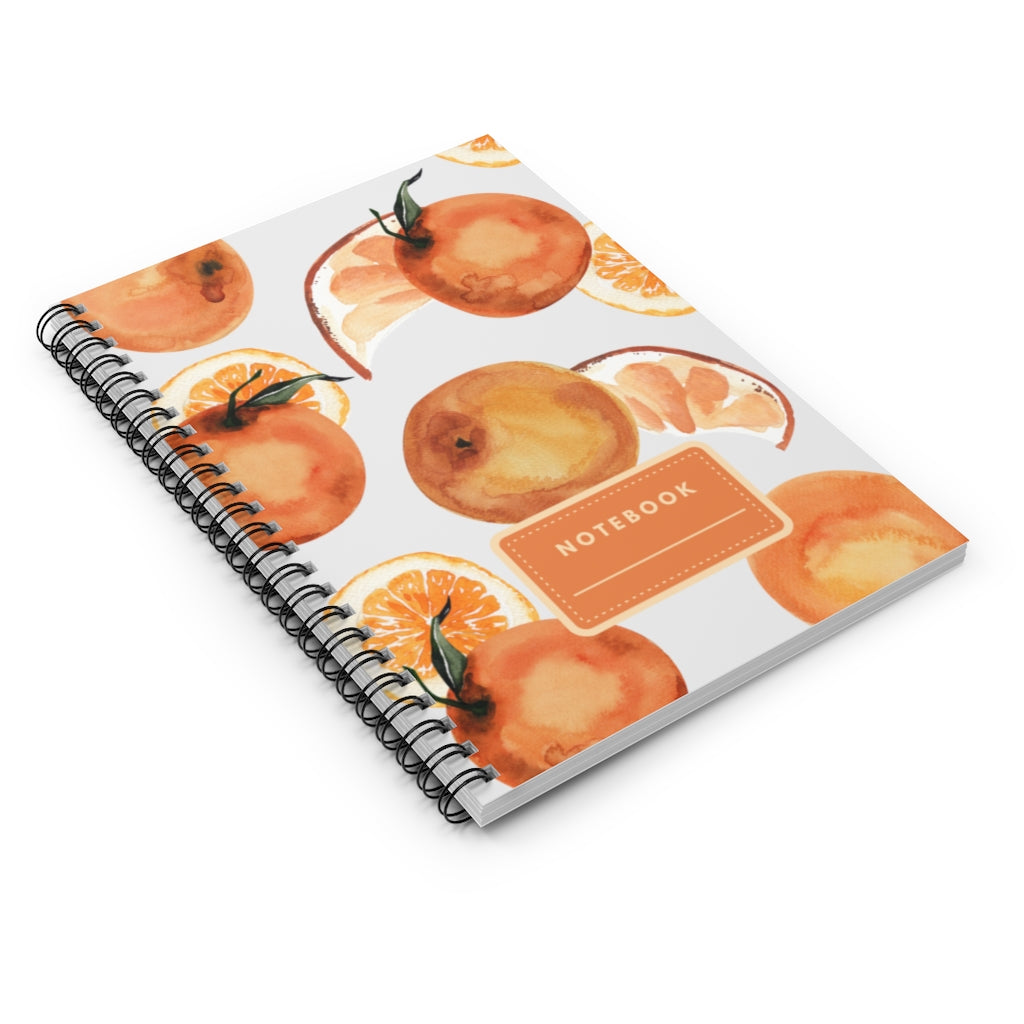 Orange Citrus Spiral Notebook