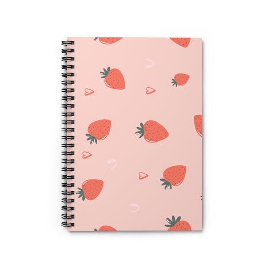 Strawberry Love Spiral Notebook