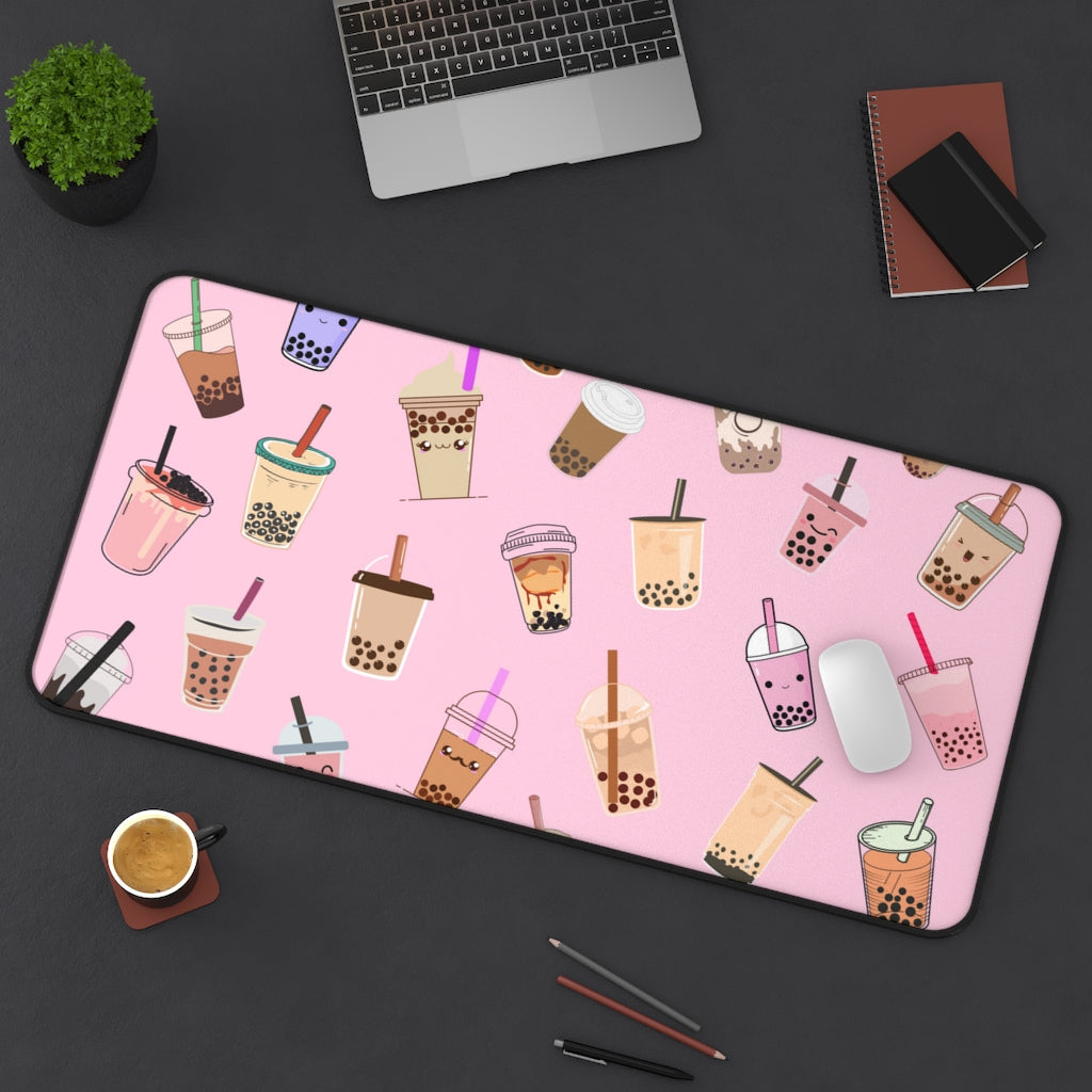 Kawaii Boba Milk Tea Desk Mat