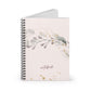 Boho Floral Spiral Notebook