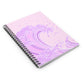 Pastel Pink Kawaii Great Wave Kanagawa Spiral Notebook