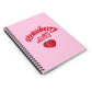 Strawberry Milk Pink Spiral Notebook