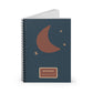 Boho Moon Spiral Notebook