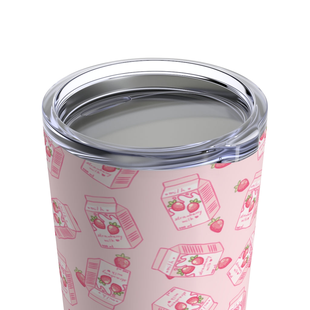 Kawaii Strawberry Milk Tumbler 20oz