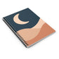 Boho Moonrise Spiral Notebook