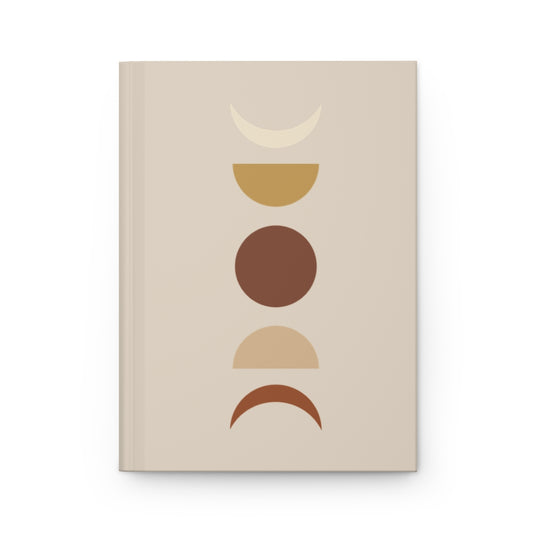 Moon Phases Hardcover Journal