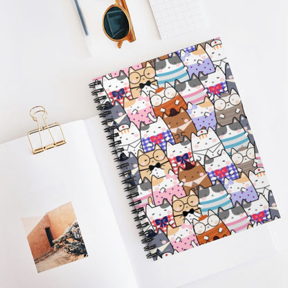 Kawaii Cats Spiral Notebook