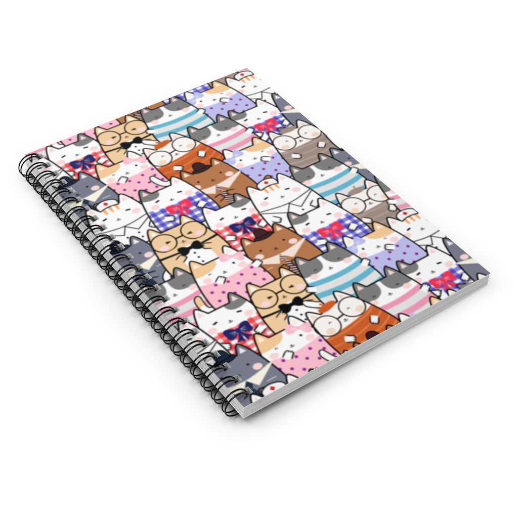 Kawaii Cats Spiral Notebook