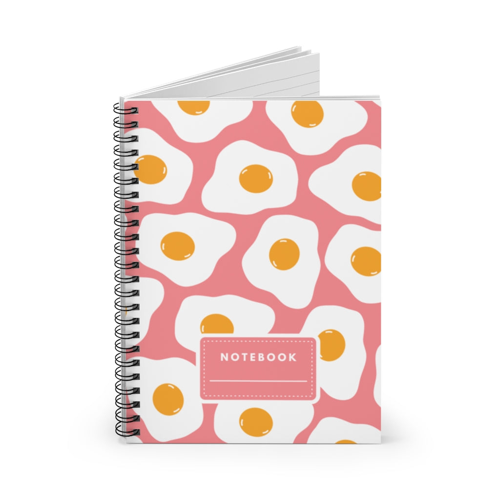 Egg Pattern Spiral Notebook