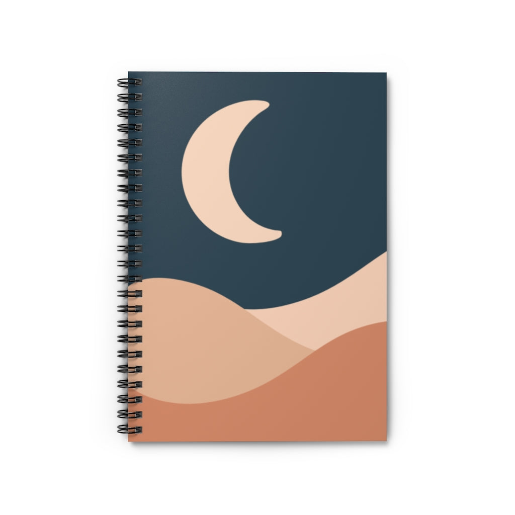 Boho Moonrise Spiral Notebook