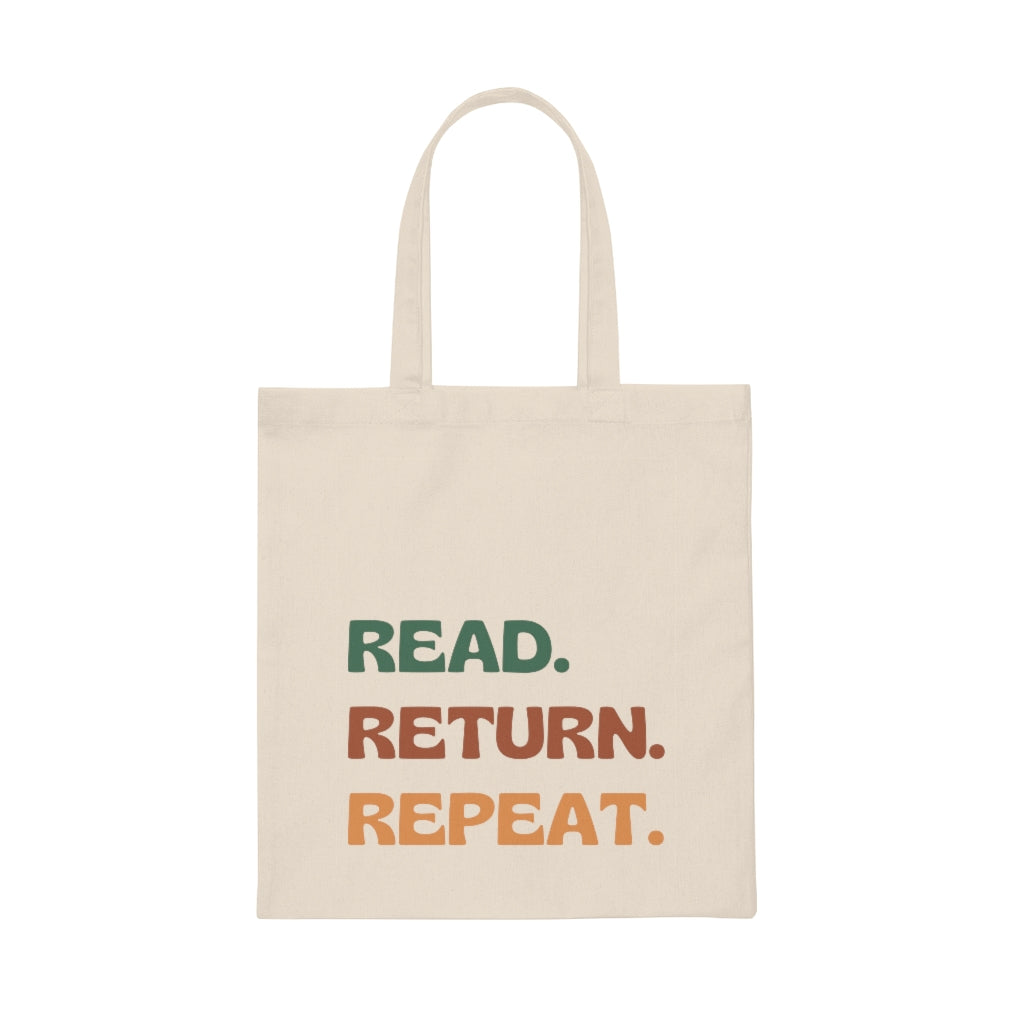 Read Return Repeat Bookworm Tote Bag