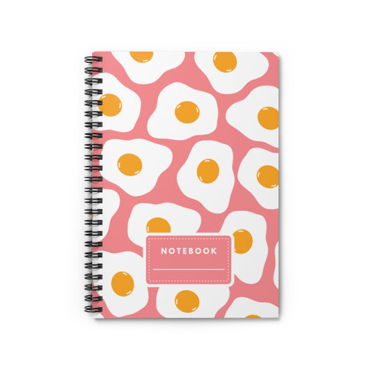 Egg Pattern Spiral Notebook