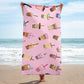 Boba Tea Beach Towel 