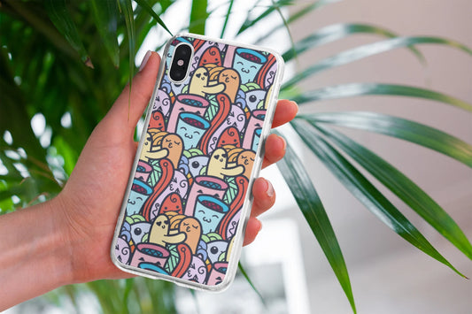 Colorful Kawaii Doodles Phone Case