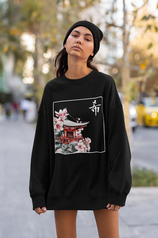 Japanese Aesthetic Cherry Blossom Sweatshirt