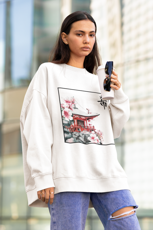 Japanese Aesthetic Cherry Blossom Sweatshirt