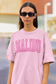 Malibu Pink Comfort Colors T-Shirt Blossom
