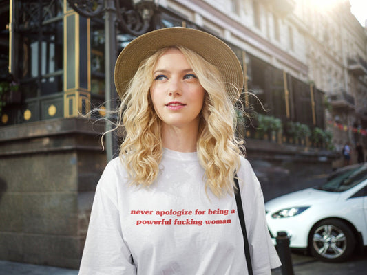 Never Apologize for being a Powerful Fucking Woman T-Shirt