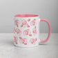 Pink Kawaii Strawberry Milk Mug