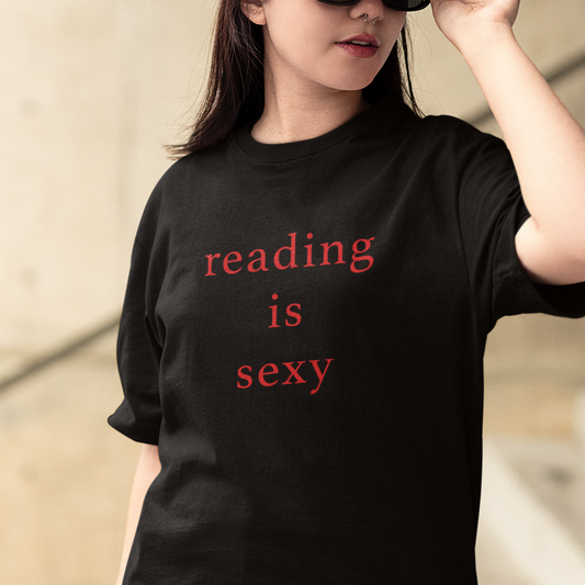 Reading Is Sexy T-Shirt Black