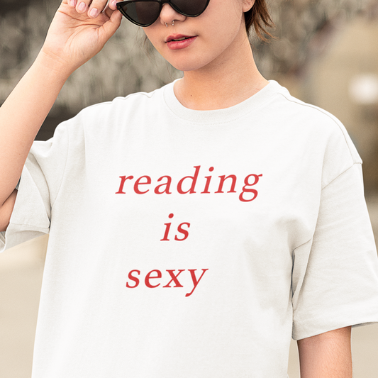Reading Is Sexy T-Shirt  White