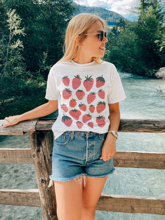 Cottagecore Strawberry T-Shirt