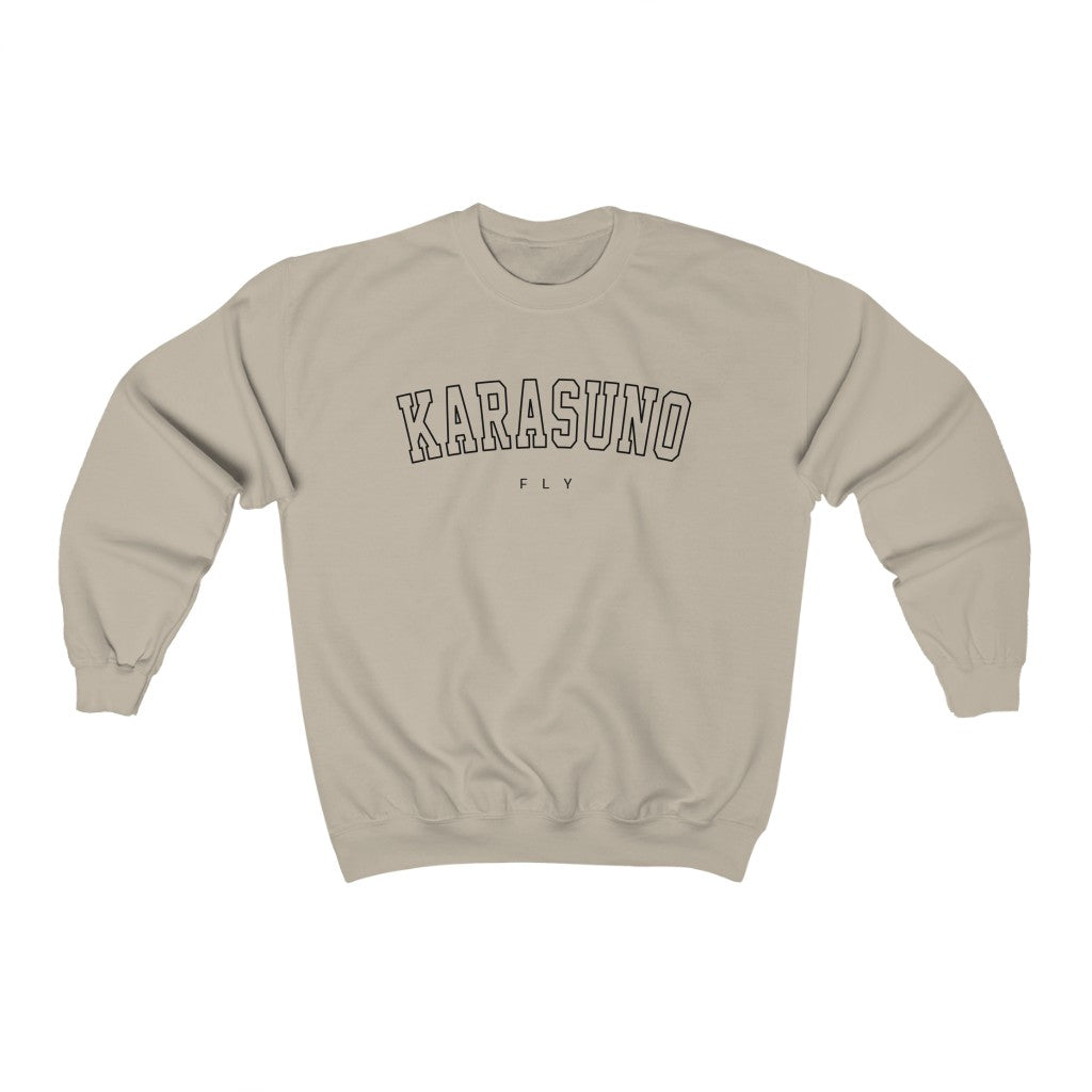 Karasuno fly crewneck discount sweatshirt