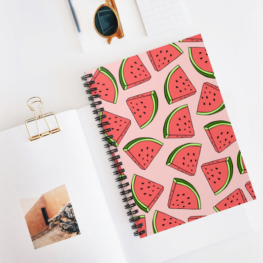 Kawaii Watermelon Spiral Notebook