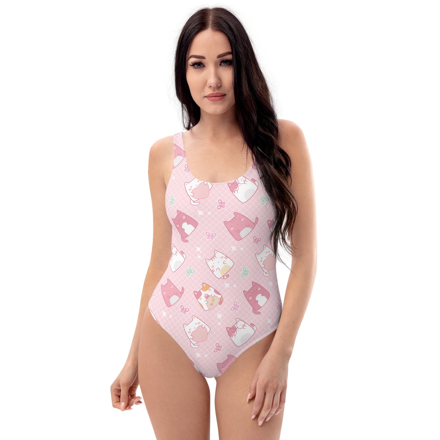 Kawaii Cat One Piece Swimsuit